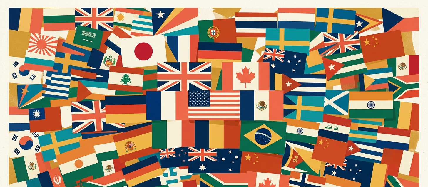 Flag Frenzy round — identify flags from around the world
